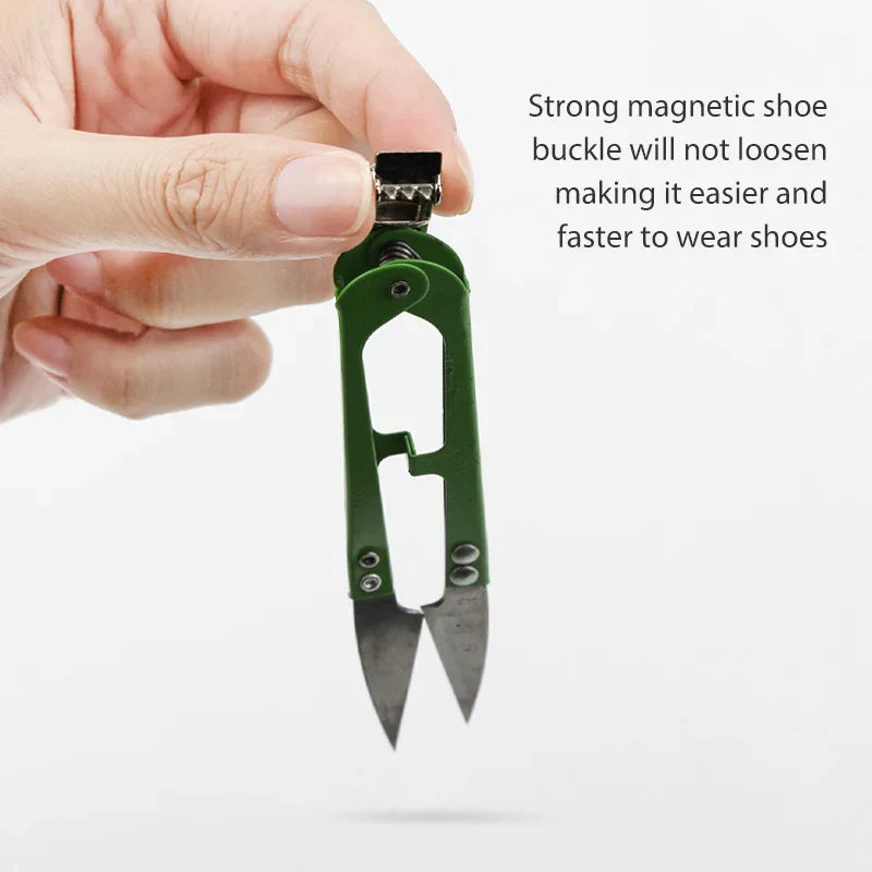 1 Pair Magnetic Shoelaces Buckle Stainless Magnetic Closure