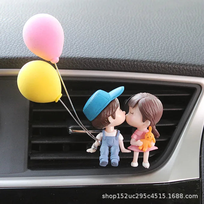 Car Air outlet clip Decoration Cute Cartoon Couples