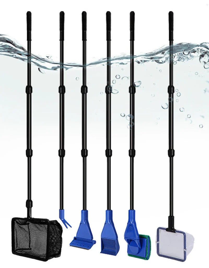 6-IN-1 Aquarium Cleaning Tools Kits Fish Tank Clean