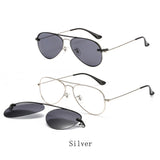 Polarized Sunglasses Men Women Magnetic Clip On Lens