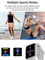 Bluetooth Smart Watch Pedometer Wristband Heart Rate Blood