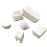 16Pcs Square pipe insert plug plastic tube Blanking