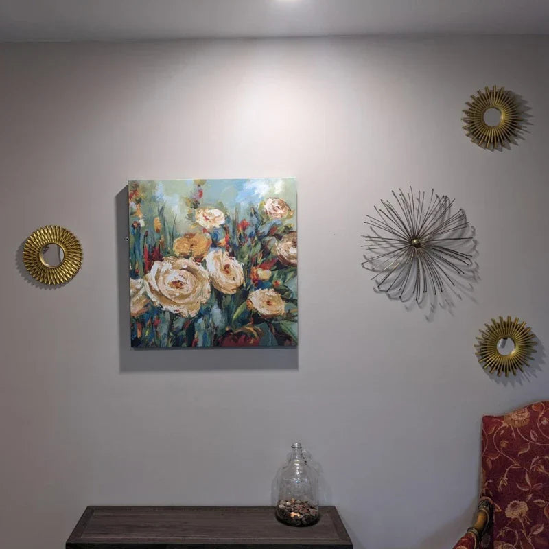 Gold Mirrors for Wall Decor Set of 3