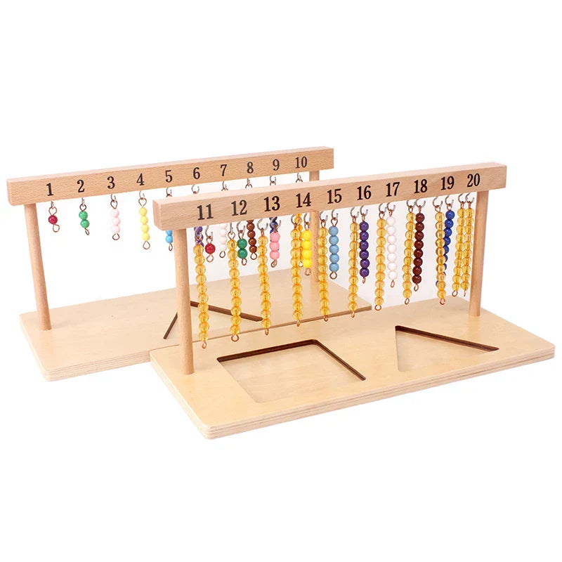 Montessori Teaching Math Toys Digitals Numbers 1-20 Hanger