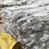 50x100cm Natural Rabbit Fur Patchwork Skin Crafts Sewing