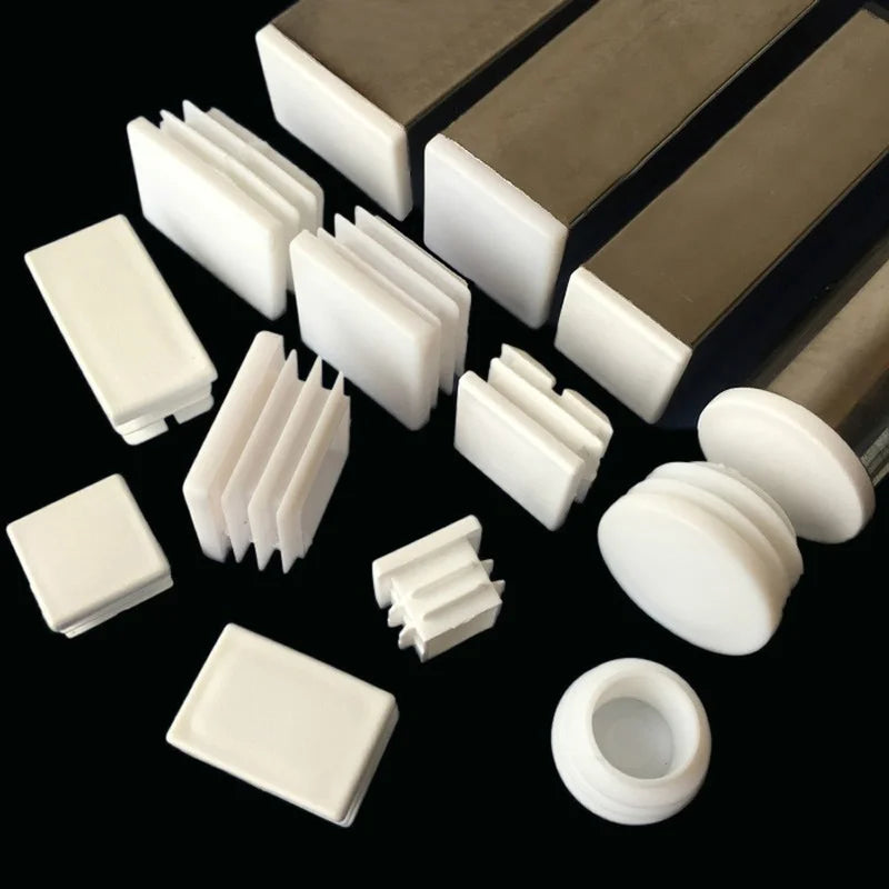 16Pcs Square pipe insert plug plastic tube Blanking