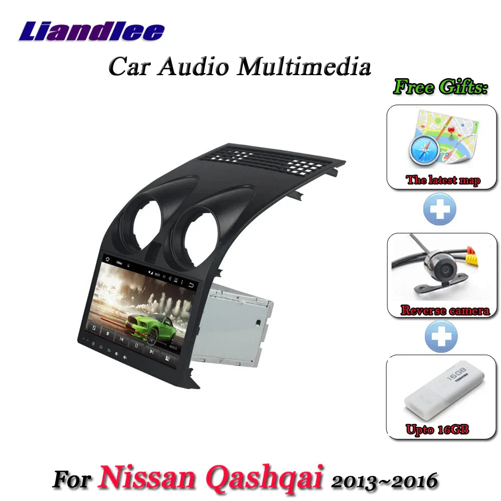 For Nissan Qashqai 2013-2016 Car Android System Stereo Multimedia Player Radio Video GPS Navigation