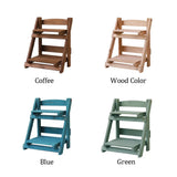Balcony Garden Corner Display Rack Desk Shelf Living