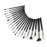 Jessup Makeup Brushes Set Synthetic-Natural Hair Foundation Powder