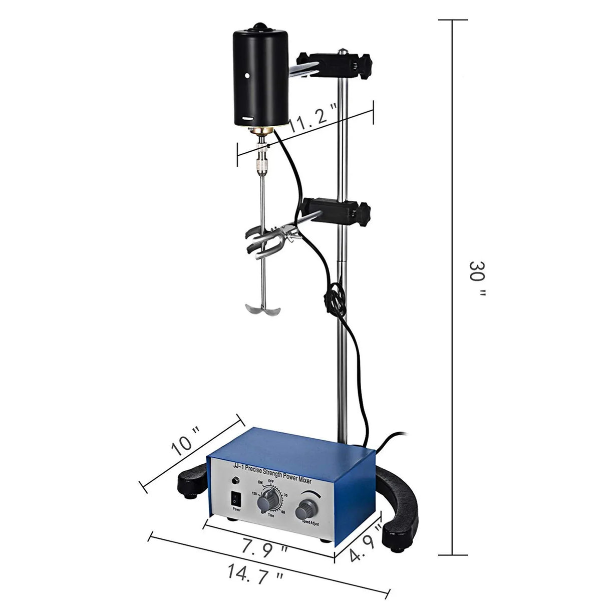 VEOVR 3000RPM Electric Overhead Stirrer Mixer Magnetic Agitador