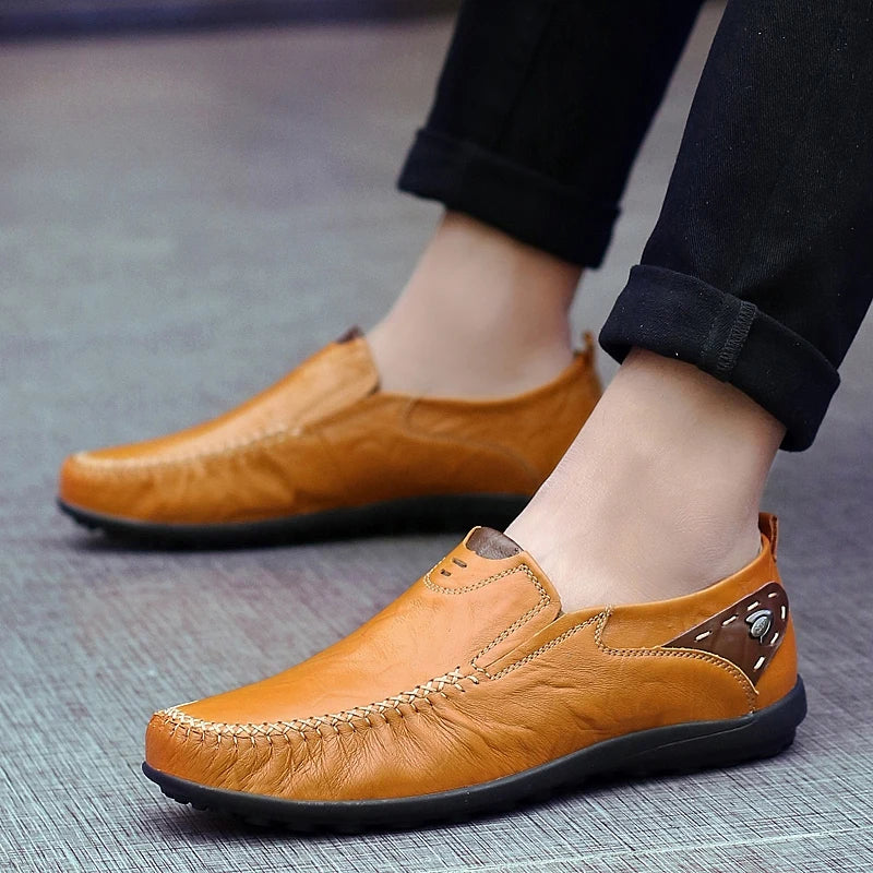 Leather Shoes Men Fashion Leather Genuine High Quality
