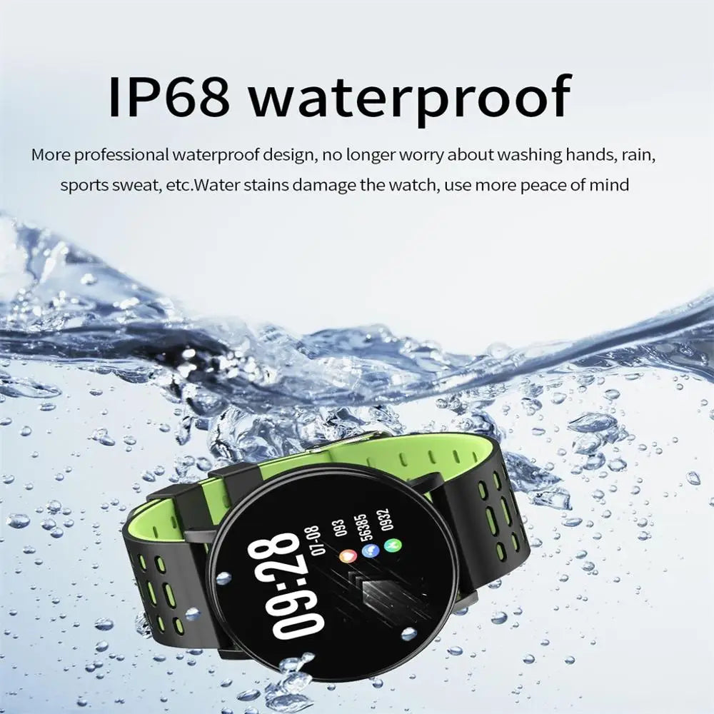IP 68 Waterproof Smart Watch Bluetooth Heart Rate