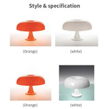 Italy Designer Led Mushroom Table Lamp for Hotel