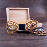 Mahoosive New Floral Wood Bow Ties for Men