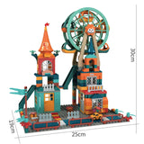 Marble Run Architecture Castle Building Blocks Car Action