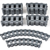 MOC City Train Track Straight Curve Soft Track