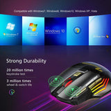 Rechargeable Wireless Mouse Bluetooth Gamer Gaming Mouse Computer