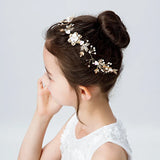 New Silver Color Gold Handmade Headbands Pearls Crystal