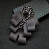 High Quality Korean Fashion New Crystal Bow Tie