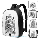 Graphic print RPG Class Series Druid  Black