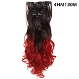 S-noilite Synthetic 24inch 140g 8PCS/set Clip In On