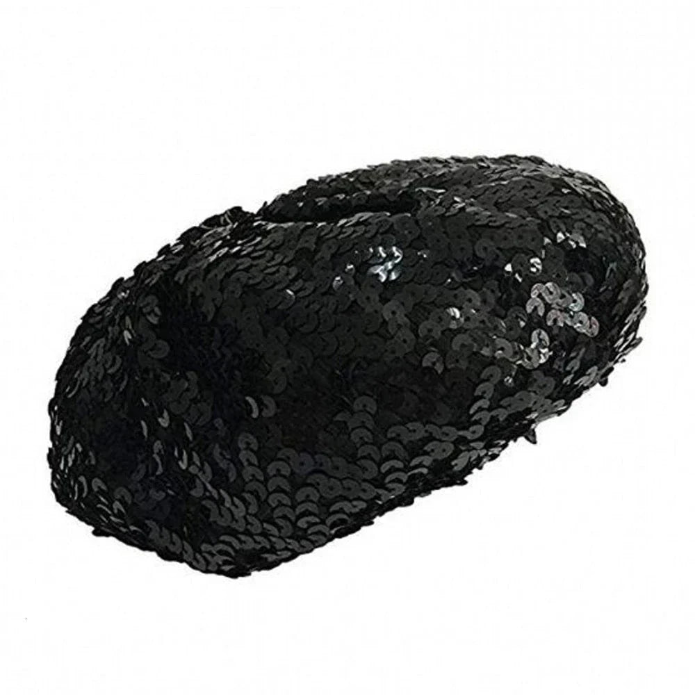 Women's Fashion Fun Sparkle Sequins Shimmer Stretch Beret