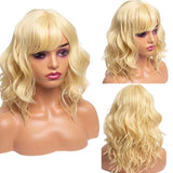 Amir Brown Wigs Synthetic Natural Wavy Wigs for