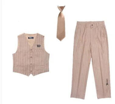 Hip Hop suit locking vest machine dance Clothing
