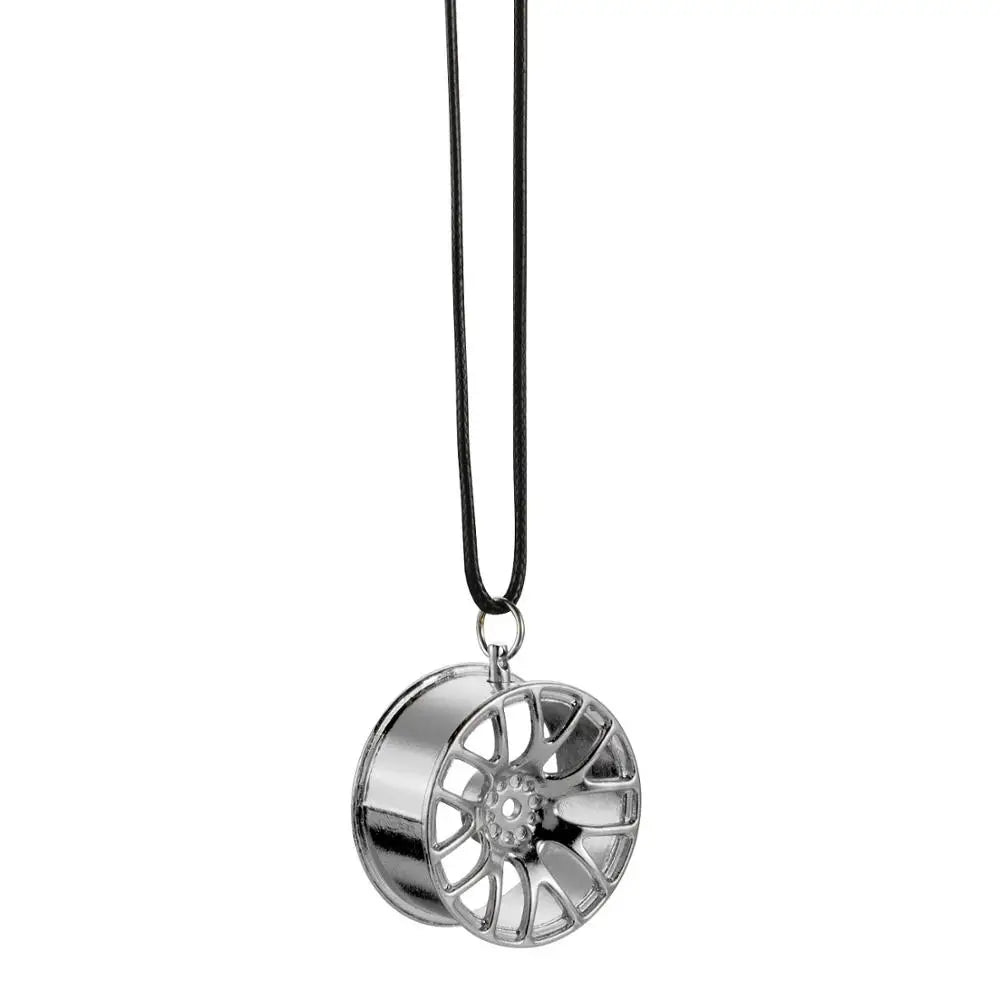 Car Ornament Pendant Metal Wheel Hub Flywheel Hanging