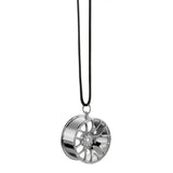 Car Ornament Pendant Metal Wheel Hub Flywheel Hanging