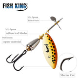 FISH KING 15g Spinner Artificial Bait Fishing Lure