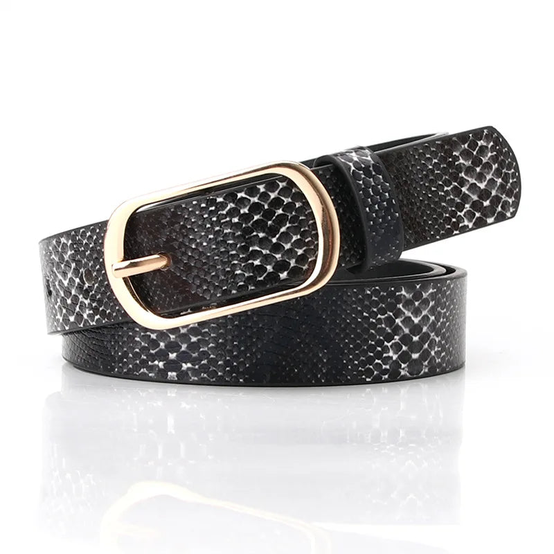 2021 Vintage Snake Leopard Print Belt for Women