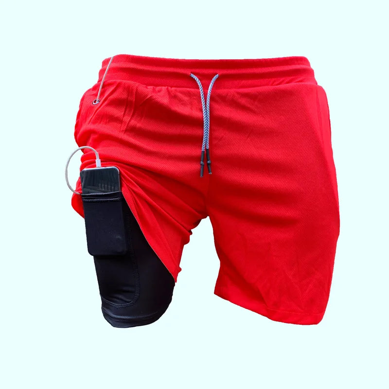 2024 Newest Running Shorts Men 2 in 1