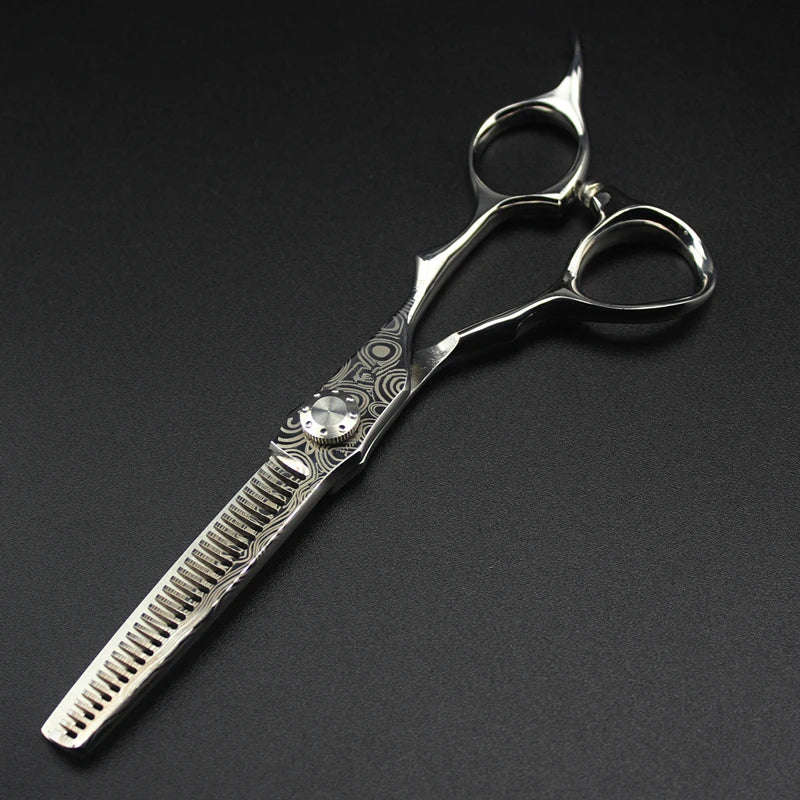 professional Damascus 6 '' hair scissors hair cutting