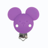 BOBO.BOX 10pc Silicone Beads Mikey Mouse Round Shape