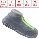 FamtiYaa Waterproof Shoe Cover Silicone Overshoes with Zipper