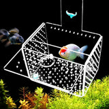 Aquarium Incubator Transparent Acylic Fish Tank Isolation Box