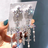 MWsonya New Palace Style Silver Color Luxury Crystal