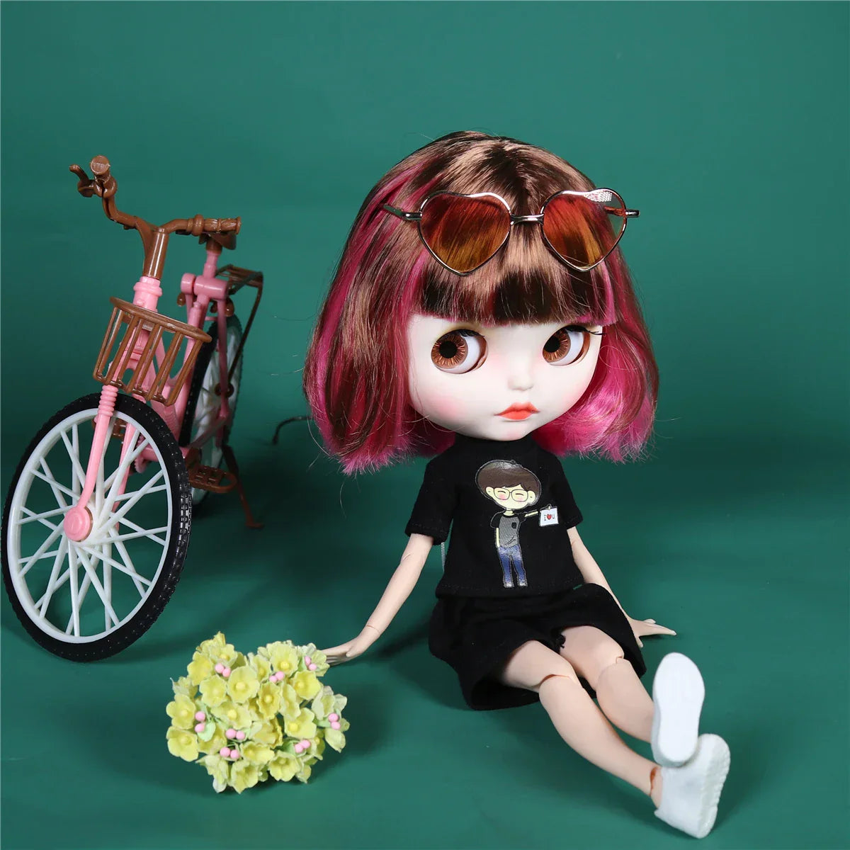 ICY DBS Blyth Doll 1/6 bjd pink brown