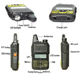 2pcs Baofeng BF T1 Mini Walkie Talkie Ham