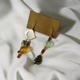 Original Industrial Robot Long Dangle Earrings For Women