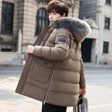 Jacket Winter Men Clothing Streetwear Down Cotton Coat