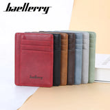 2022 Mini Men's Card Wallet – Customized PU Leather Holder
