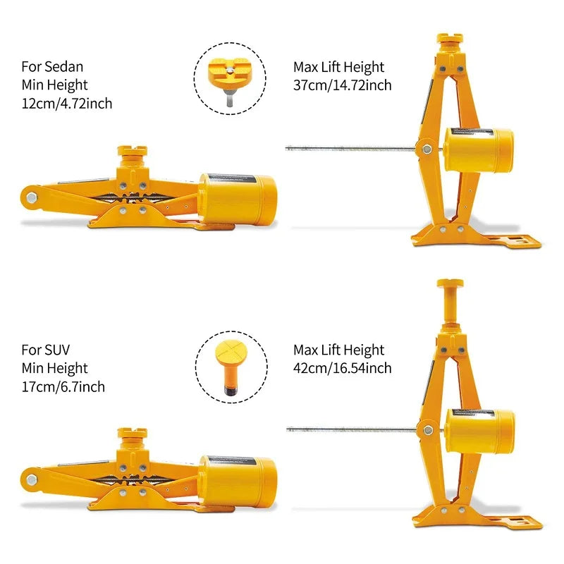 12V DC 3Ton Floor Car Electric Jack Automotive