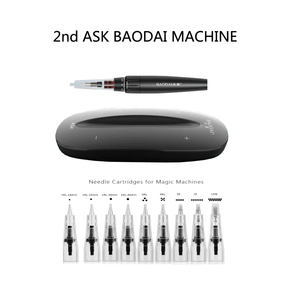 Authentic 2nd ASK Baodai Machine Tattoo kit Permanent