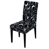 Printed Chair Cover Elastic Seat Chair Covers Removable