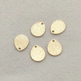 12x10mm 100pcs Brass Pendants Drop Charm