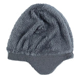 Winter Ears Protected Hats for Men Thicker Beanies