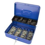 Locked Large Cashier Drawer Metal Cash Box 2