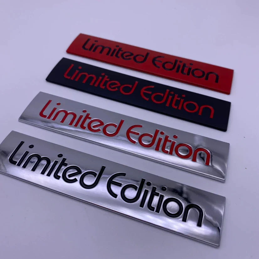 Metal Limited Edition Emblem Trunk Fender Tail Car